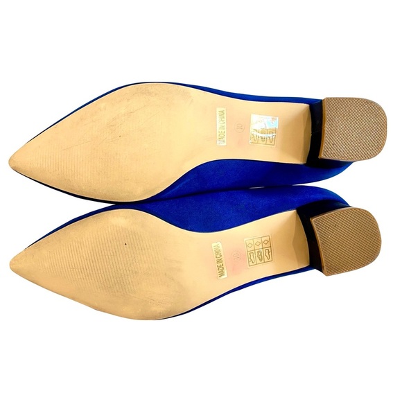 Erijunor - Absolutely Beautiful Formal Dress Shoe w/ Rhinestone Brooch size 10 - Picture 11 of 14